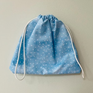 Blue and White Star Gymnastics Grip Bag