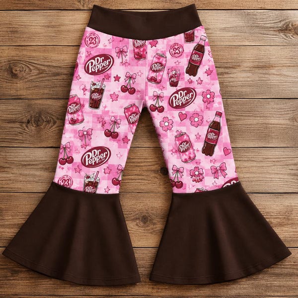 Dr Pepper Pink Bell Bottoms