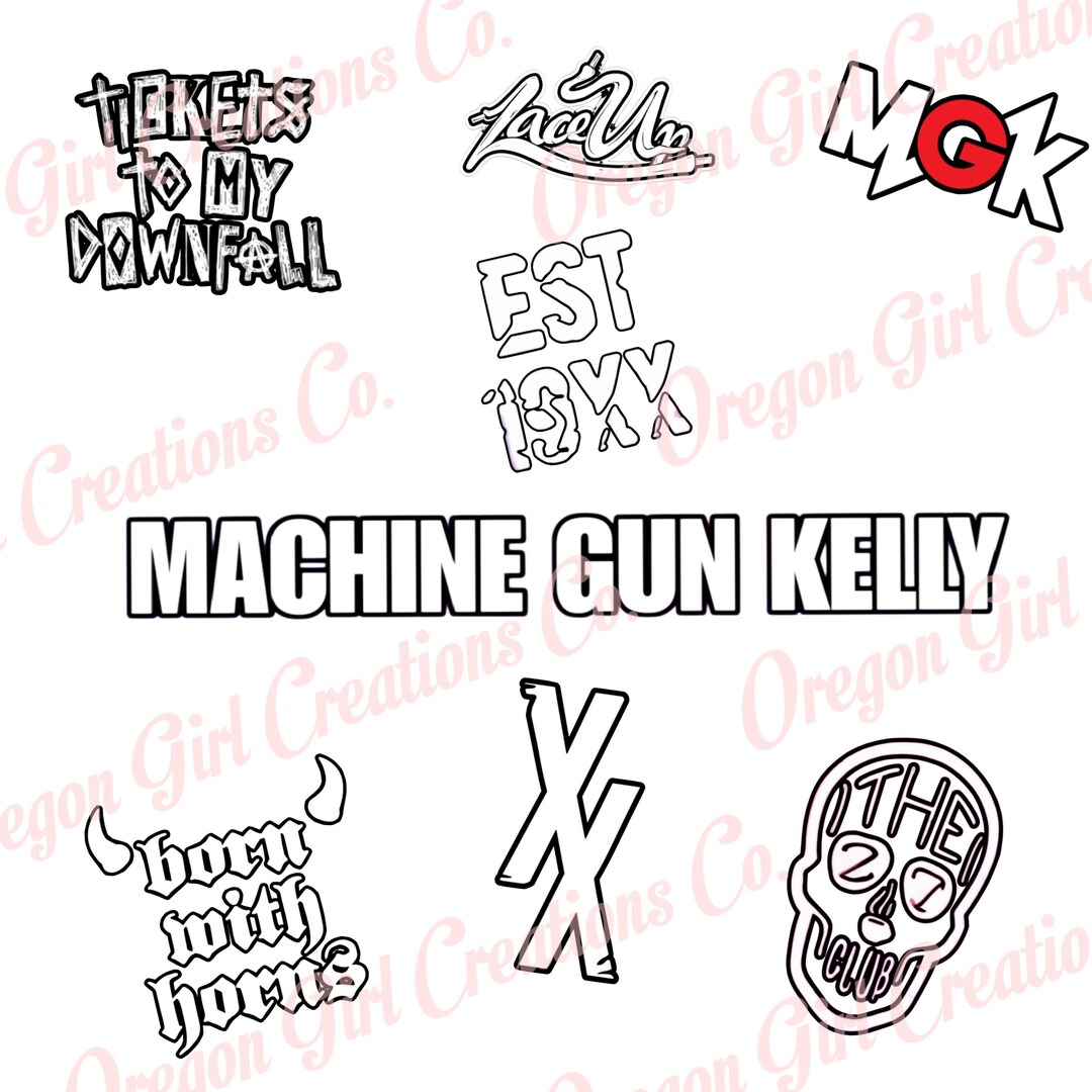 MGK SVG Cricut Bundle (9 SVG Bundle) - Etsy