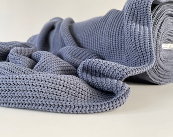 Gruba dzianina bawełniana - Denim