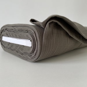 Cotton muslin fabric - Army green