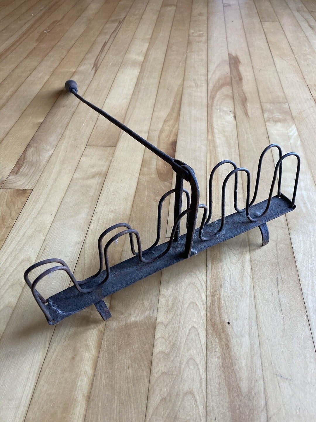 Antique 18th C Wrought Iron Toaster Wavy Form Fireplace Hearth Etsy