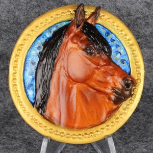 Laura Behning Maddy Medallion finished by me to Bright Bay - LSP