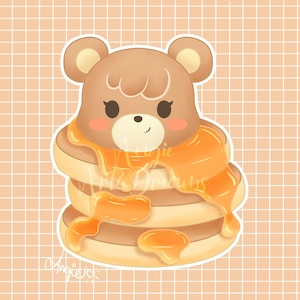 Animal Crossing Kunstdruck || Ahornsirup Pfannkuchen Kunstdruck