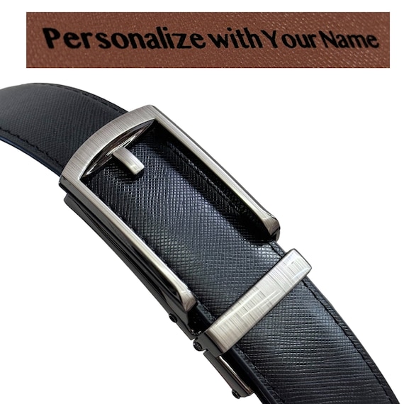 CHAOREN Cintura Uomo, Cintura Uomo Pelle Cricchetto - Foto 9