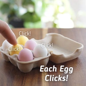 Fun Easter Egg Carton Clicker Fidget Toy