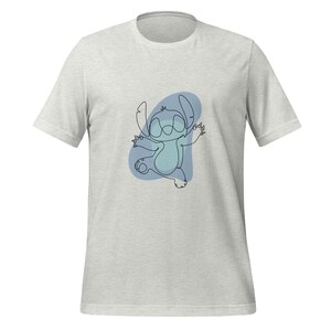 Stitch - Lilo and Stitch | One Line Minimalist T-Shirt