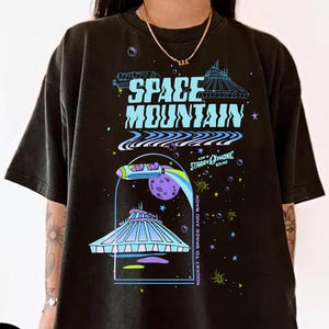 Disney Space Mountain T-shirt, Disney Space Astronauts Shirt, Retro 90&#39;s Space Mountain Mickey And Friends Shirt, WDW Matching Family Shirt