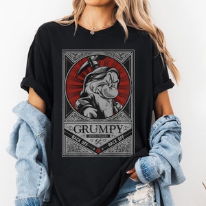 Disney Grumpy Grumpster Zwerge T-Shirt, Schneewittchen und sieben Zwerge Disneyland Familie Shirt, Magic Kingdom T-Shirt, BTW Epcot Freizeitpark