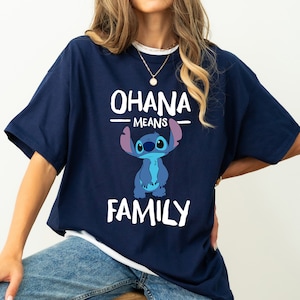Disney Ohana Means Family Stitch-T-shirt, Lilo and Stitch-shirt, Walt Disneyworld-shirt, Disneyland WDW Matching Family-shirt, Magic Kingdom