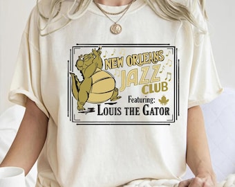 Disney The Princess And The Frog Shirt, Louis The Gator Shirt, New Orleans Jazz Club Shirt, Disneyland Matching Family Shirts