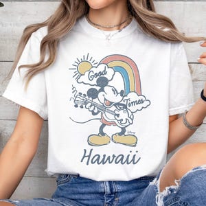 Maglietta Disney Topolino Good Times Hawaii, Topolino e amici, Maglietta Magic Kingdom, Maglietta Disneyland Unisex Maglietta per adulti Maglietta per bambini Maglietta per neonati immagine 3