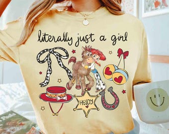 Disney Jessie buchstäblich nur ein Mädchen Shirt, Jessie Cowgirl T-Shirt, Disney Pixar Toy Story T-Shirt, Western Country, Disney Girl's Trip Tee