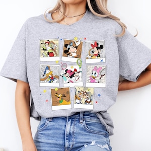 Disney Mickey and Friends Tennis Characters Photos Shirt, Mickey Tennis Shirt, Disney Tennis Shirt, Disneyland Family Matching Tee image 3