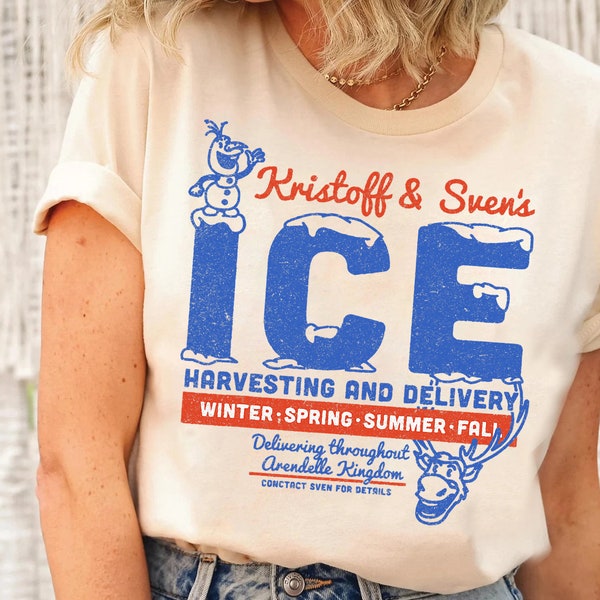 Disney Frozen Kristoff and Sven's Ice Harvesting And Delivery T-Shirt, Disney Frozen Shirt, Disneyland Matching Family Shirt, Magic Kingdom