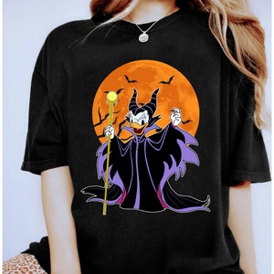 Disney Daisy Vampire Daisy Duck Witch Halloween Shirt, Disneyland Halloween Matching Shirt, Halloween Party Gift 2025, Mickey and Friends