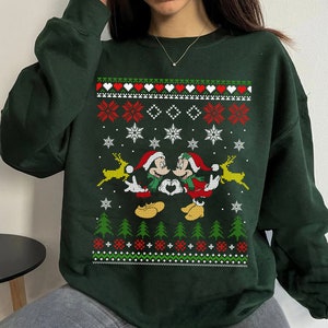 Hot Disney Version Minnie Mouse Disney x Louis Vuitton Ugly Sweater For Men  And Women - Binteez