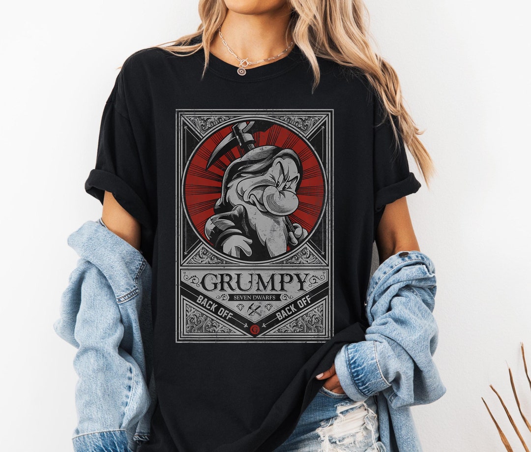 Disney Grumpy Grumpster Dwarf T-shirt, Snow White and Seven Dwarfs ...