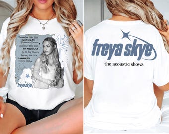 Disney Freya Skye The Acoustic Shows Tour Concert T-Shirt, Stars Align Tour 2026 Festival, Zombies 4 Nova Bright Dawn Of The Vampires Shirt