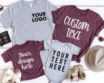 Camisetas personalizadas, camiseta personalizada, camiseta con logotipo personalizado, camiseta con texto personalizado aquí, camiseta con texto personalizado aquí