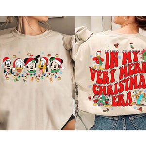 Disney Mickey's Very Merry Christmas Party 2025 Christmas Lights Shirt, Disneyland Christmas Family Matching Shirt, My Christmas Era Shirt