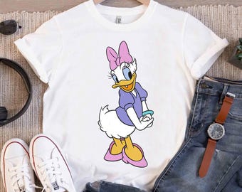 Disney Mickey And Friends Daisy Duck Traditional Portrait Disneyland Family Matching Shirt, Magic Kingdom Tee, WDW Epcot Theme Park Shirt