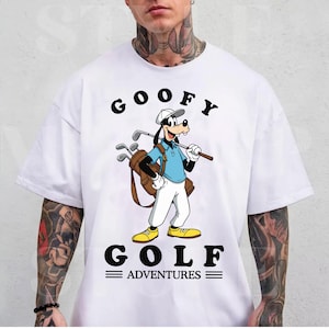 Vintage Disney Goofy Golf Adventures Shirt, Disney Golfing Shirt, Goofy Golfer Shirt, Disney Sport Shirt, Disneyland Family Matching Tees