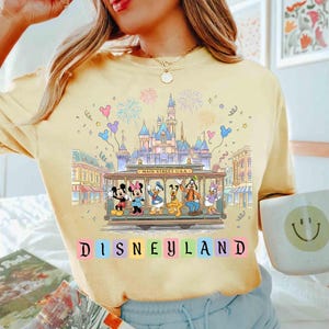 Koszulka retro Disneyland Magical, pastelowa koszulka Disney, koszulka Myszka Miki i Przyjaciele, koszulka Magical Castle 2026, koszulka Disney Girls Trip, koszulka WDW zdjęcie 4