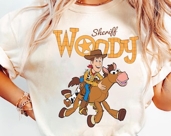 Camiseta de Disney con el Sheriff Woody, vaquero y Tiro al Blanco, camiseta familiar a juego de Toy Story de Disneyland WDW, conjuntos para Magic Kingdom y Animal Kingdom