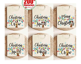 Personalized All Disney Characters Christmas Vibes Shirt, Custom Christmas Squad Disney Matching Group Shirt, Mickey and Friends, Toy Story