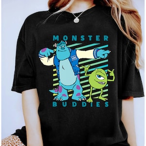 Disney Sulley und mike Wazowski Monster Freunde T-Shirt, Disneyland Familie Passendes Shirt, Magic Kingdom T-Shirt, BTW Epcot Freizeitpark