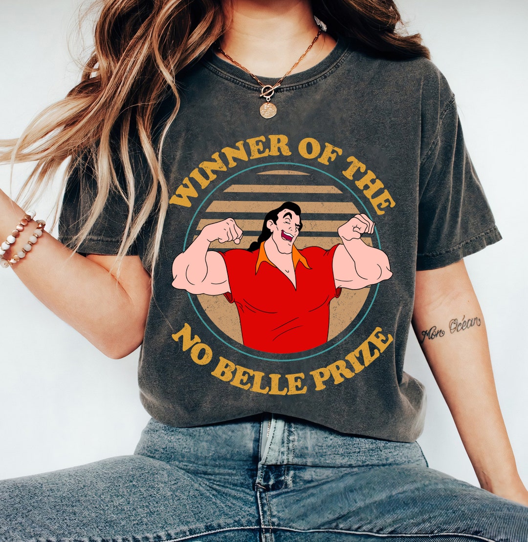 Disney Beauty and the Beast Gaston Winner of No Belle Prize Retro T