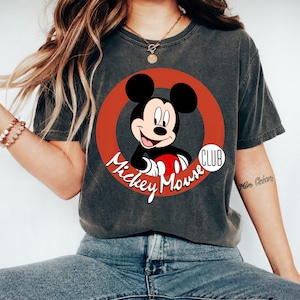 Retro Mickey Mouse Club Shirt, Mickey 1928 Steamboat Willie T-shirt, Disneyland Trip Gift, WDW Matching Family Shirts, Magic Kingdom Shirts