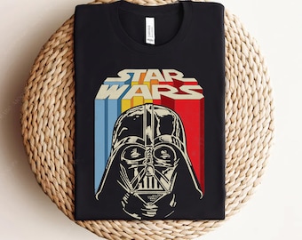 Star Wars Darth Vader Vintage T-Shirt Poster Graphic Shirt, Disneyland Family Matching Shirt, Magic Kingdom, WDW Epcot Theme Park