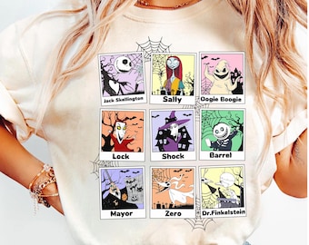 The Nightmare Before Christmas Halloween Shirt, Jack Skellington Sally Shirt, Oogie Boogie Bash 2026 Shirt,Disneyland Halloween Matching Tee