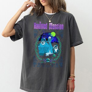 Disney Lilo and Stitch Characters Cosplay Haunted Mansion Hitchhiking Ghosts Shirt, Foolish Mortals Shirt, Disneyland Matching Family Shirts image 3