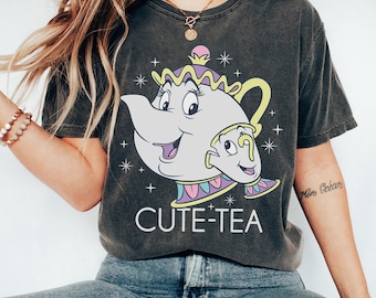 Disney Beauty and the Beast Mrs. Potts and Chip T-shirt, Disneyland Family Matching Shirt, Magic Kingdom Tee, WDW Epcot Theme Park