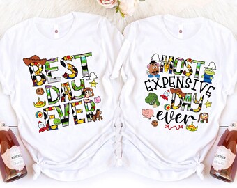 Camiseta Disney Toy Story El Mejor Día de Mi Vida, Camiseta Disney El Día Más Caro de Mi Vida, Camisetas a juego de Toy Story, Camiseta a juego para la familia de Disneyland