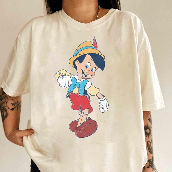 Disney Pinocchio Vintage Portrait T-shirt, Pinocchio Movie Shirt 
