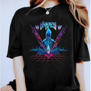 Disney Villains Hades 90s Rock Band T-Shirt, Disney Hercules Shirt, Disneyland Family Matching Shirt, Magic Kingdom, WDW Epcot Theme Park