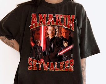 Star Wars Anakin Skywalker Portrait Poster Shirt, Star Wars Disneyland Family Matching Shirt, Magic Kingdom, WDW Epcot Theme Park Shirt