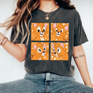 Maglietta Disney Oliver Portrait Boxes, maglietta Disney Oliver and Company Oliver, regalo viaggio a Disneyland, maglietta unisex WDW Matching Family Shirts