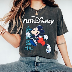 RunDISNEY Micky Maus Shirt, Disney Laufshirt, Disneyland Läufer, Disneyland Läufer, Mickey und seine Freunde, Magic Kingdom