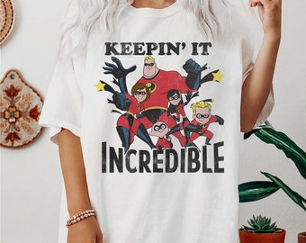 Disney Incredibles Keepin It Graphic T-Shirt, Disneyland Family Matching Shirt, Magic Kingdom, WDW Epcot Theme Park