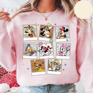 Disney Mickey and Friends Tennis Characters Photos Shirt, Mickey Tennis Shirt, Disney Tennis Shirt, Disneyland Family Matching Tee image 4