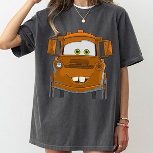 Disney Pixar Cars Mater Big Truck Face T-Shirt, Cute Tow Mater Shirt, Disney Cars Shirt, WDW Matching Family Shirt, Magic Kingdom Shirts image 3