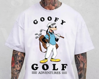 Vintage Disney Goofy Golf Adventures Shirt, Disney Golfing Shirt, Goofy Golfer Shirt, Disney Sport Shirt, Disneyland Family Matching Tees