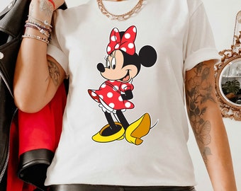 Disney Minnie Mouse Classic Pose Mickey And Friends Disneyland Family Matching Shirt, Magic Kingdom Tee, WDW Epcot Theme Park Shirt
