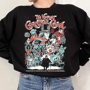 Disney Retro 90s The Muppet Christmas Carol Shirt, Muppets Xmas Lights Shirt, Disneyland Christmas Shirt, Kermit, Gonzo, Miss Piggy Xmas Tee