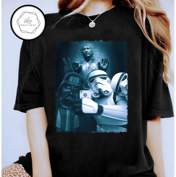 Star Wars Storm Trooper Darth Vader Selfie Shirt, Han Solo Frozen